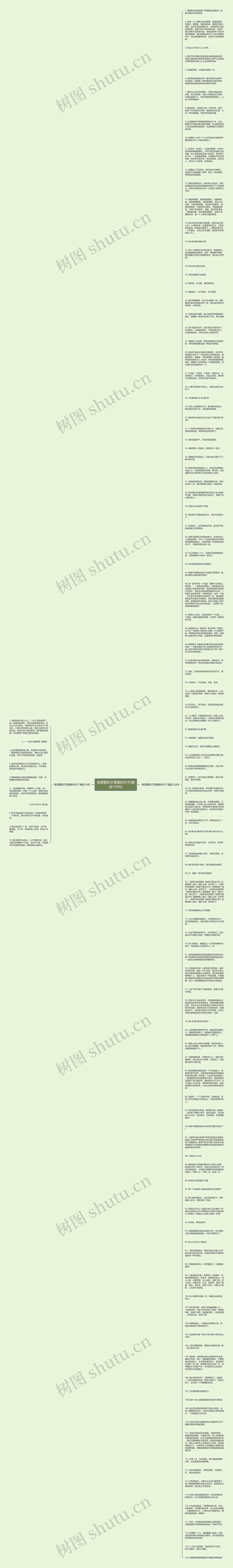 有需要和不需要的句子(精选130句)