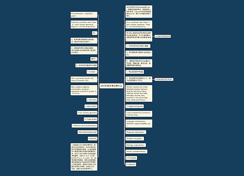 IGCSE数学考试考什么 IGCSE数学考试考什么