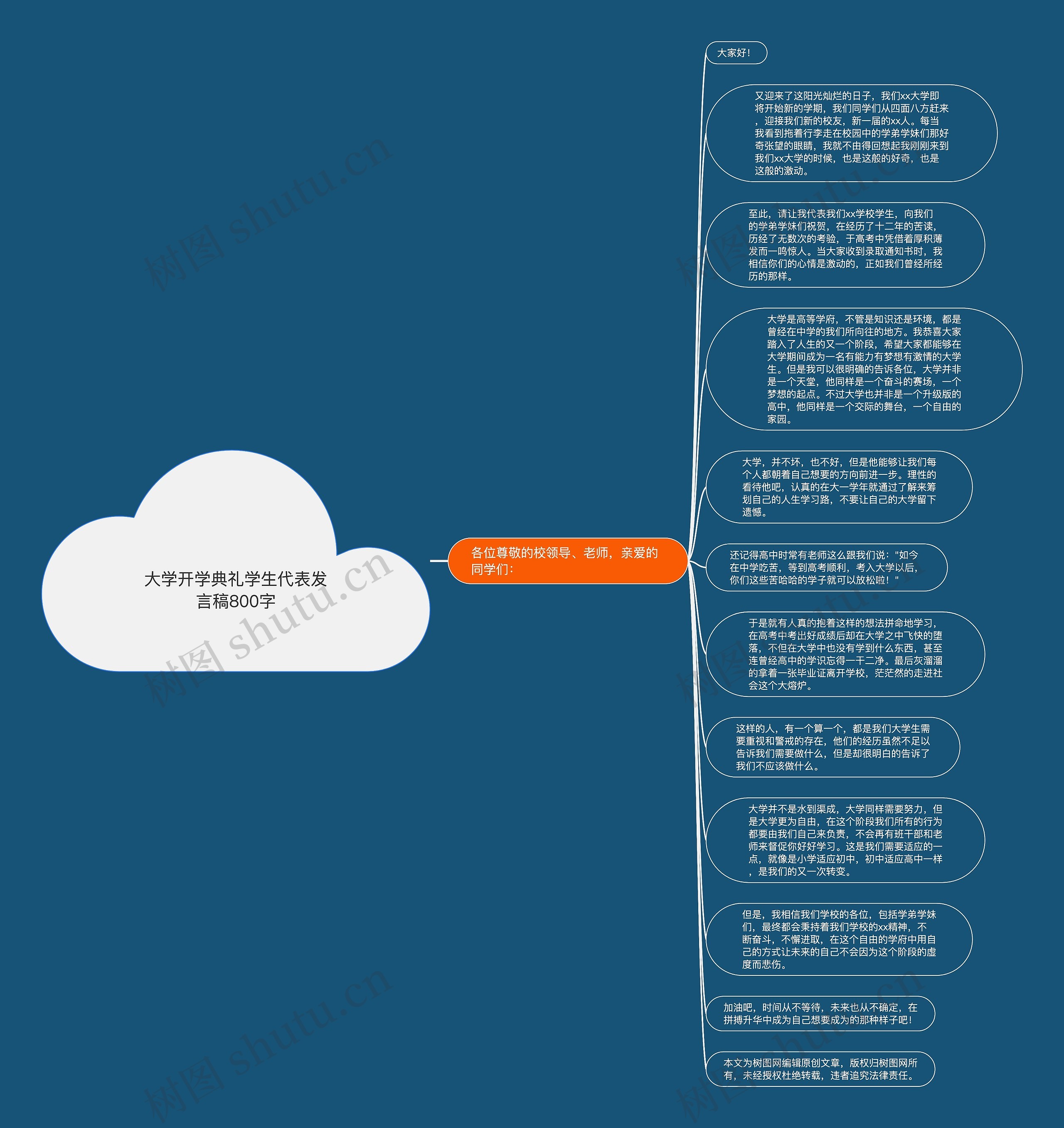 大学开学典礼学生代表发言稿800字