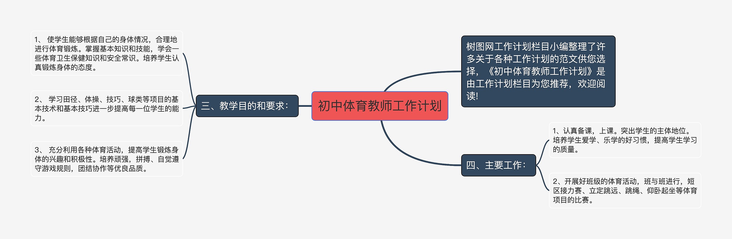 初中体育教师工作计划