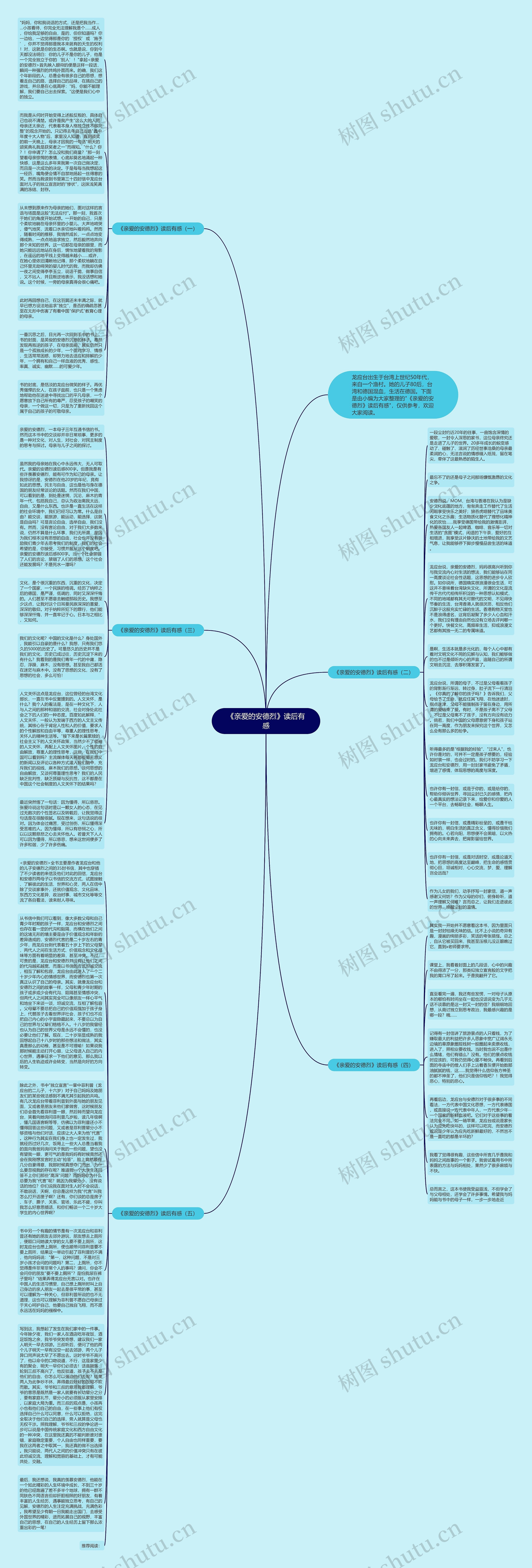 《亲爱的安德烈》读后有感思维导图
