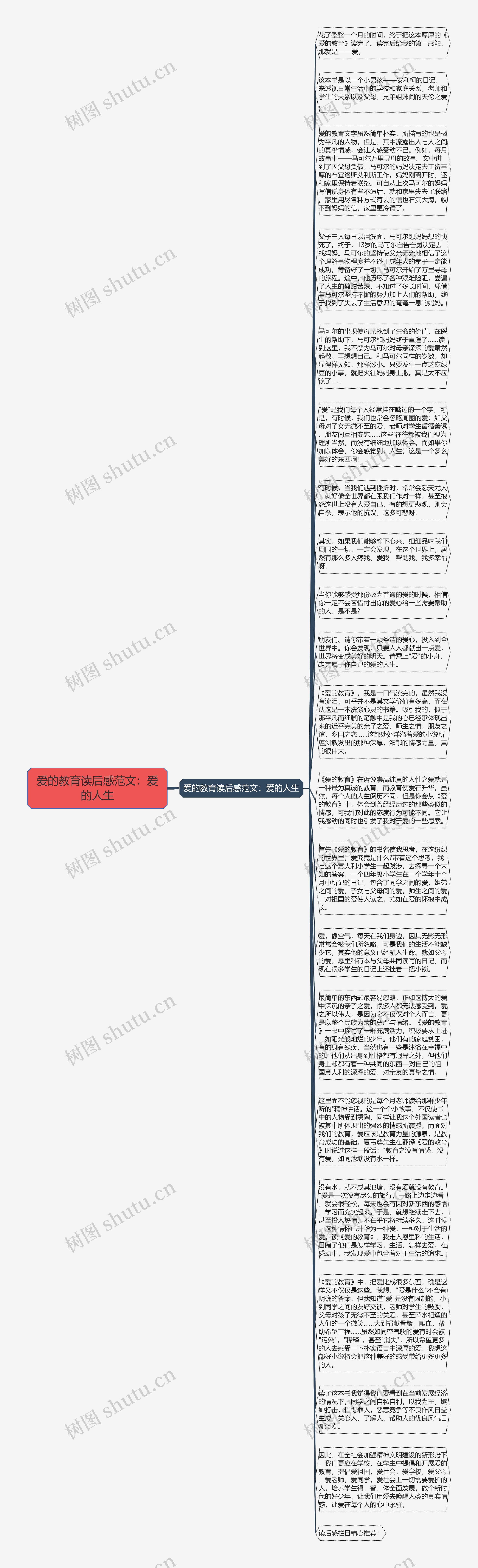 爱的教育读后感范文：爱的人生