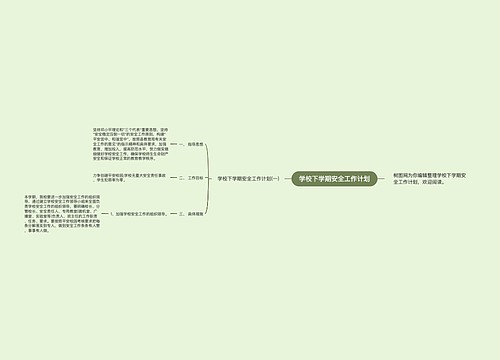 学校下学期安全工作计划