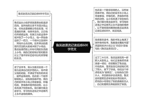 鲁滨逊漂流记读后感600字范文