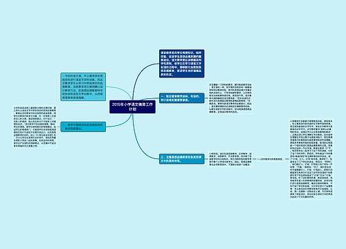 2015年小学语文德育工作计划