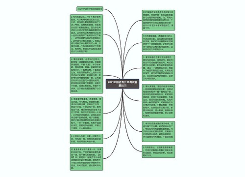 2021年陕西专升本考试答题技巧