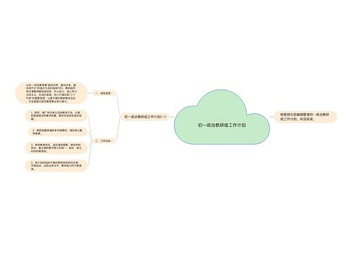 初一政治教研组工作计划