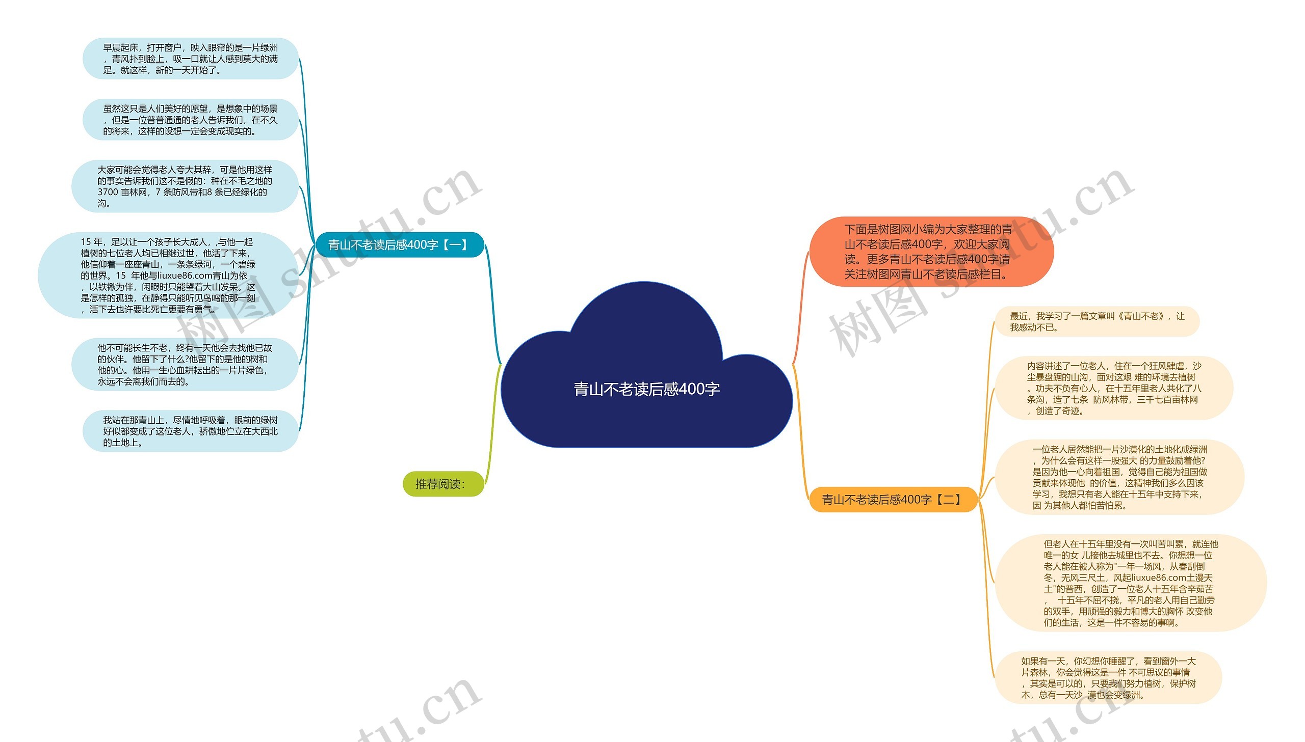 青山不老读后感400字