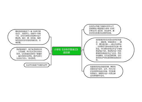 小学生《法布尔昆虫记》读后感