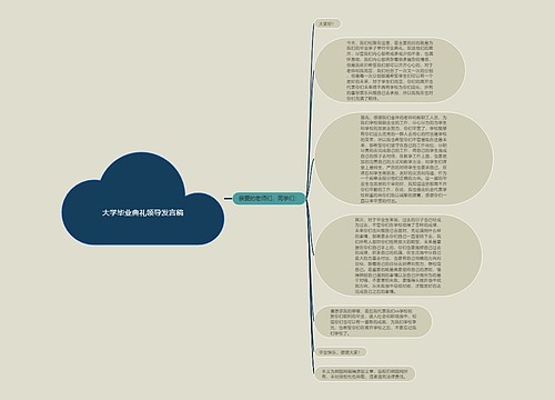 大学毕业典礼领导发言稿