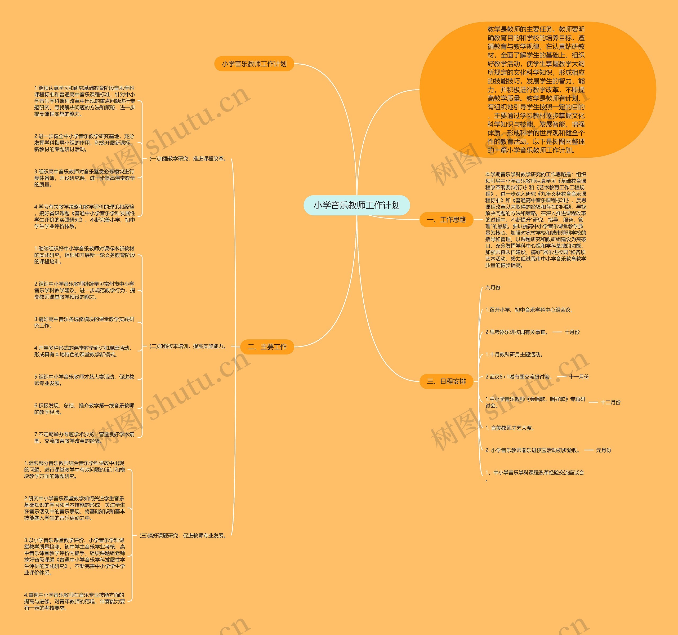 小学音乐教师工作计划