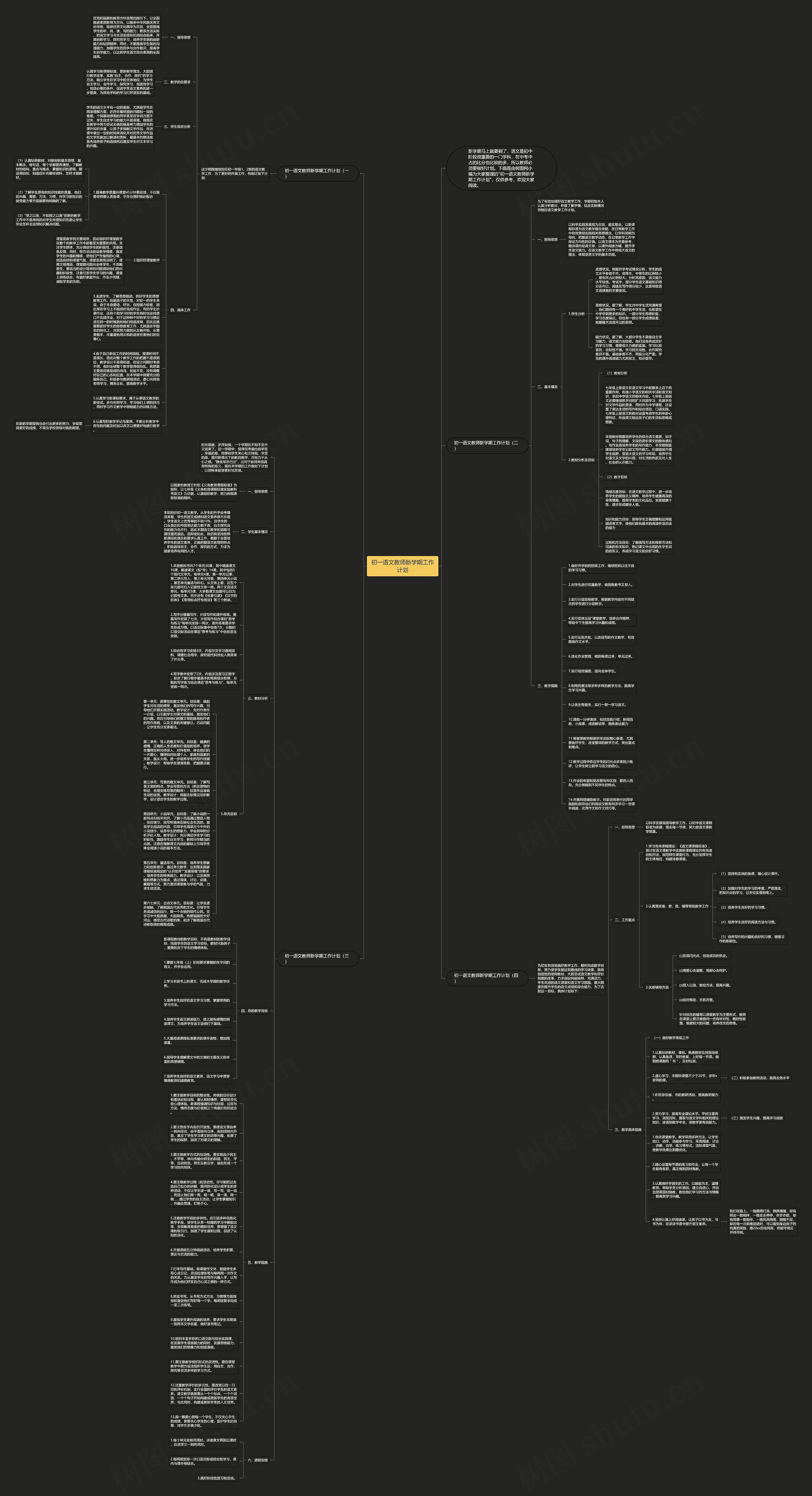 初一语文教师新学期工作计划