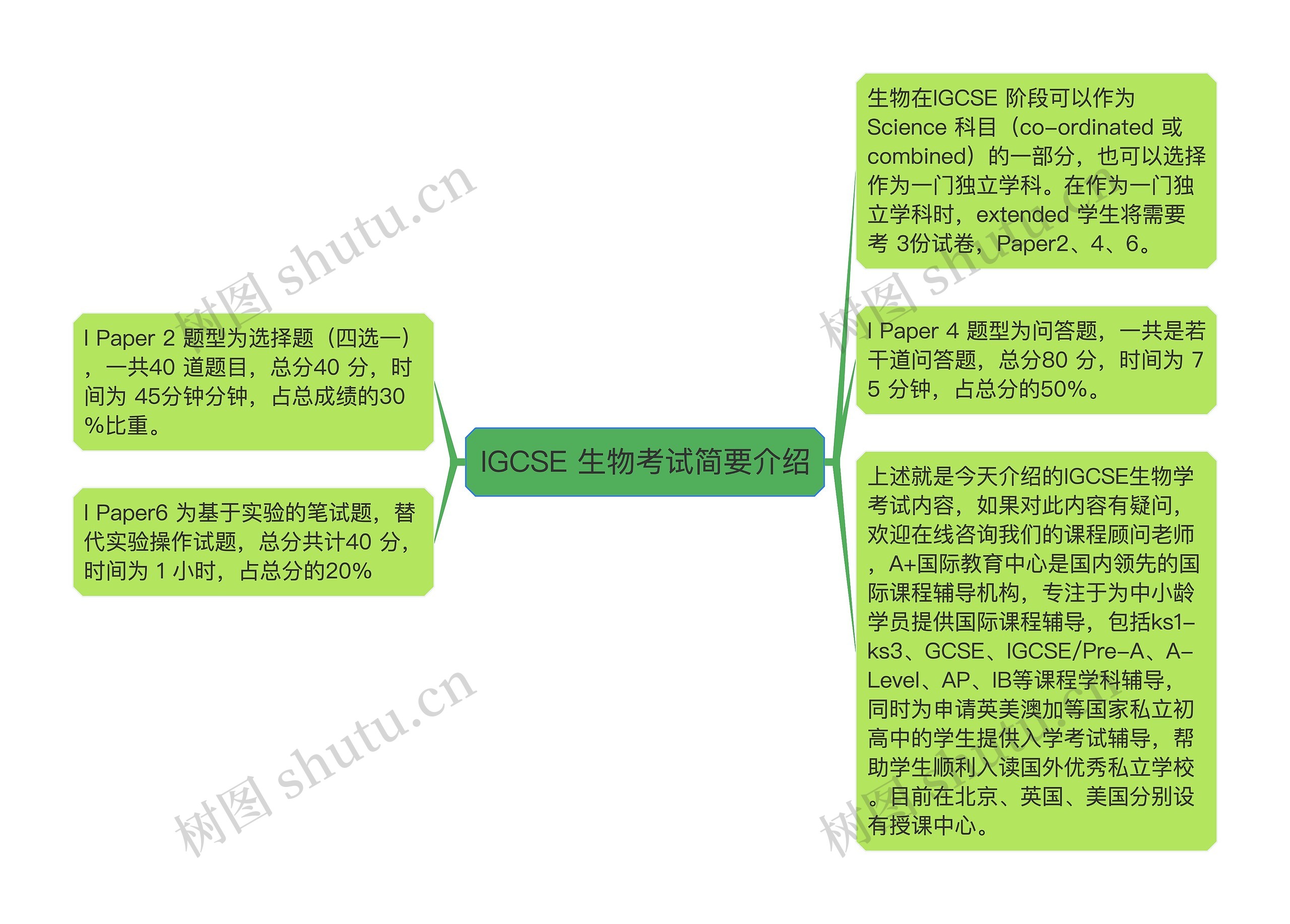 IGCSE 生物考试简要介绍