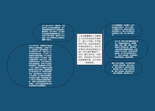 人生中最重要的一件事情之一的升本考试终于结束了，每个人可能一下子都轻松下来。纷纷在考虑升本考试后做什么。 那么升本考试以后应该做些什么呢？5件大事不要落下！ NO1. 看几本好书，尽情玩玩，好好放松 可以去书店或者图书馆，坐下来悠哉游哉地