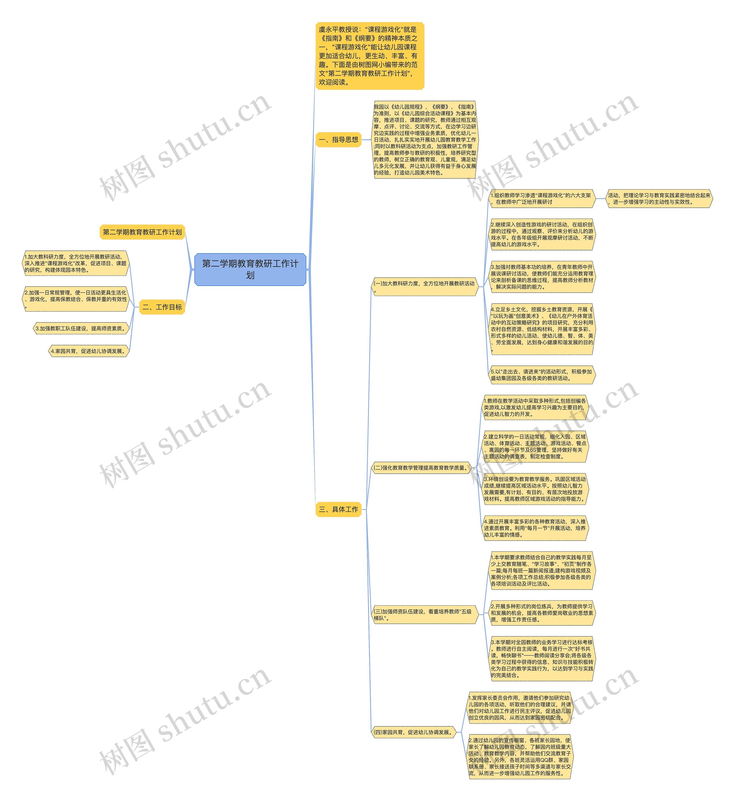 第二学期教育教研工作计划