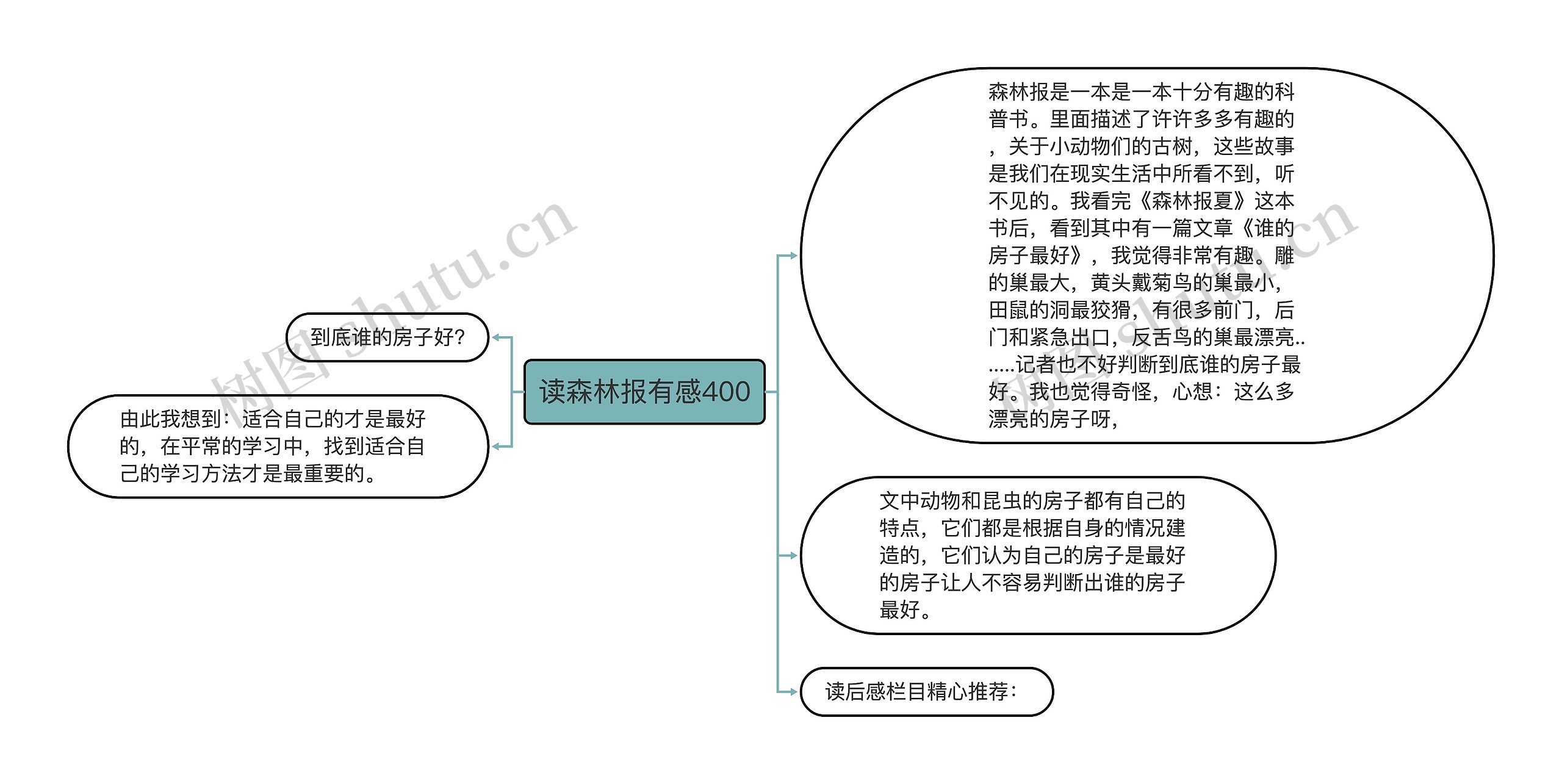 读森林报有感400思维导图