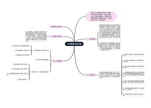 六年级班主任计划