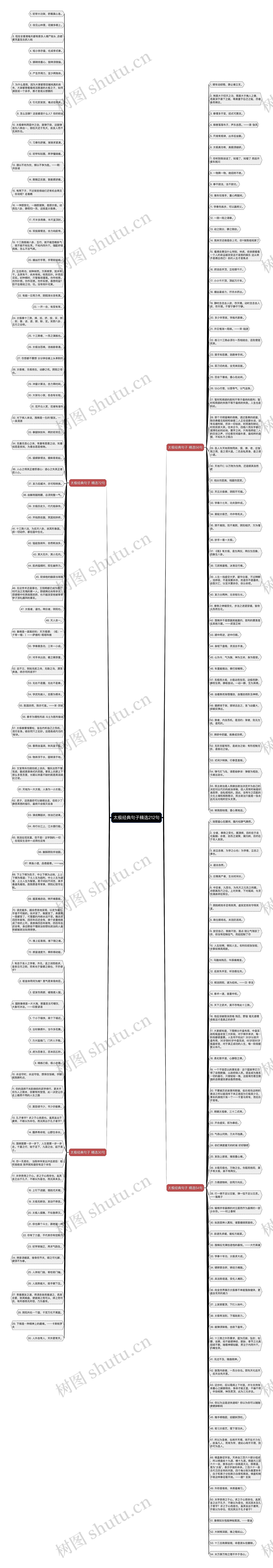 太极经典句子精选212句思维导图