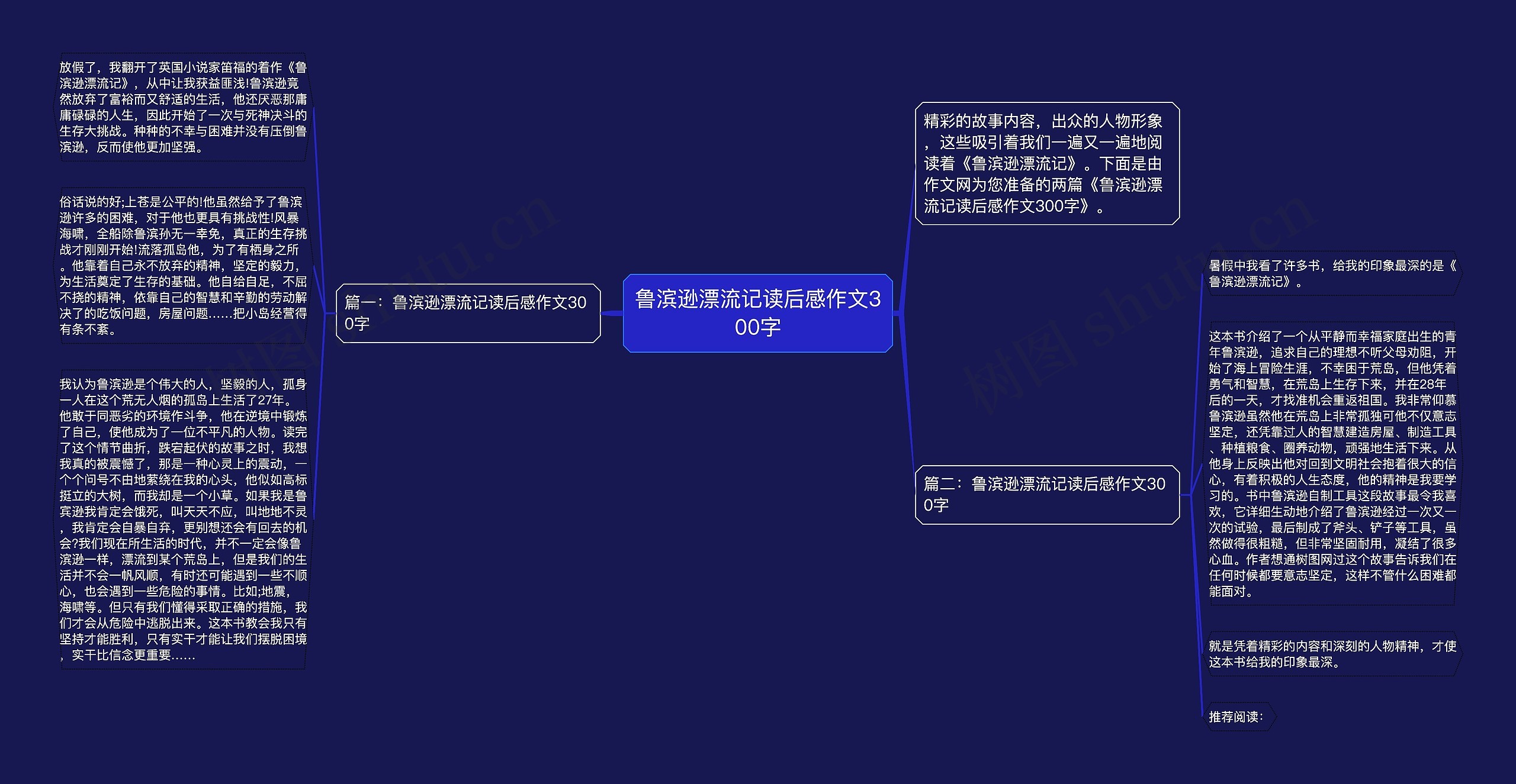 鲁滨逊漂流记读后感作文300字