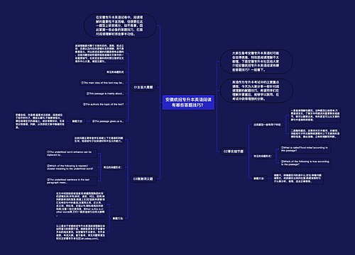 安徽统招专升本英语阅读有哪些答题技巧？