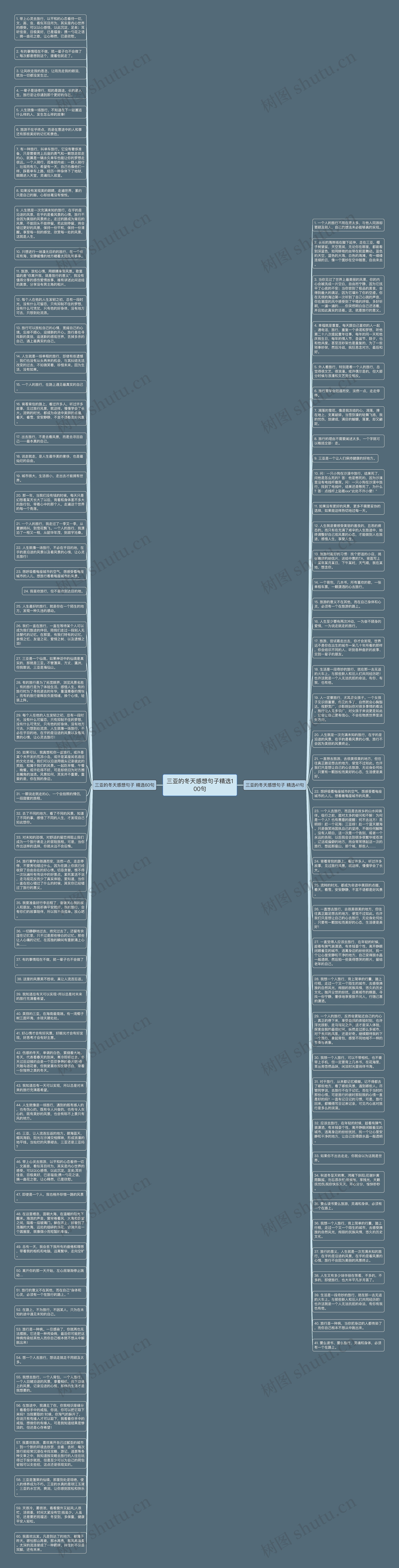 三亚的冬天感想句子精选100句思维导图