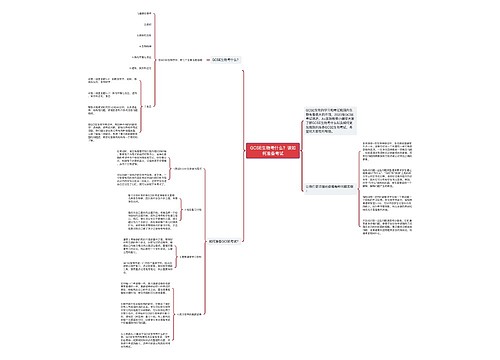 GCSE生物考什么？该如何准备考试