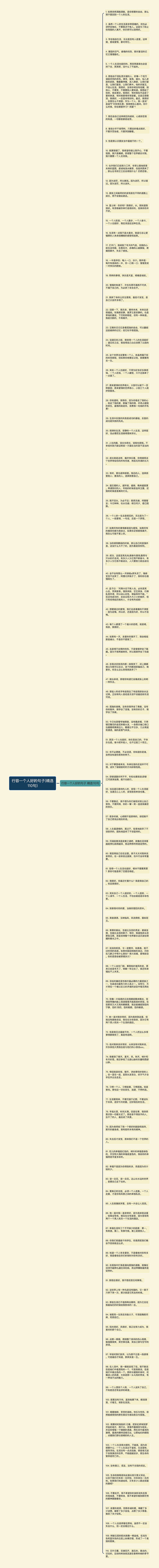 行容一个人好的句子(精选110句)