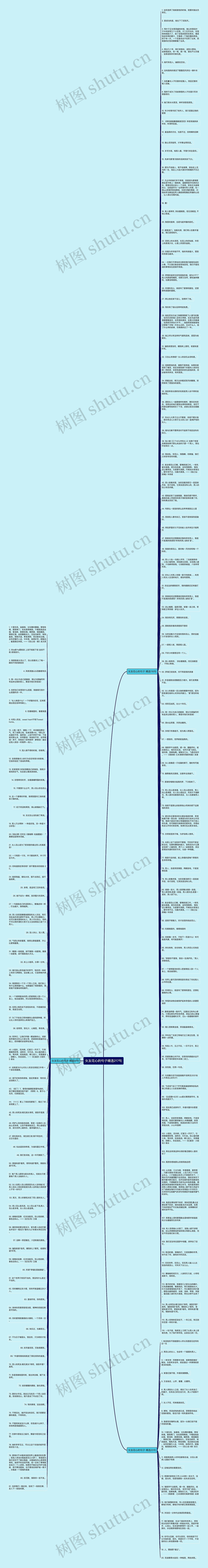 女友花心的句子精选217句思维导图