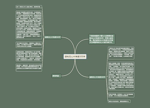 读桃花心木有感300字