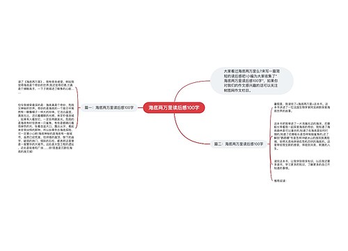 海底两万里读后感100字