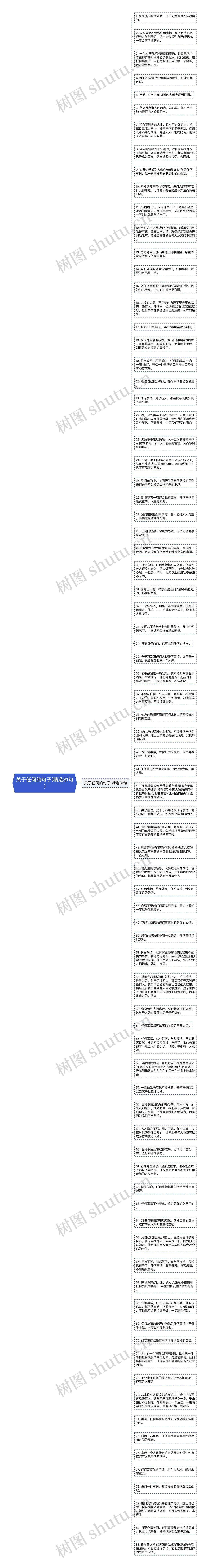 关于任何的句子(精选81句)