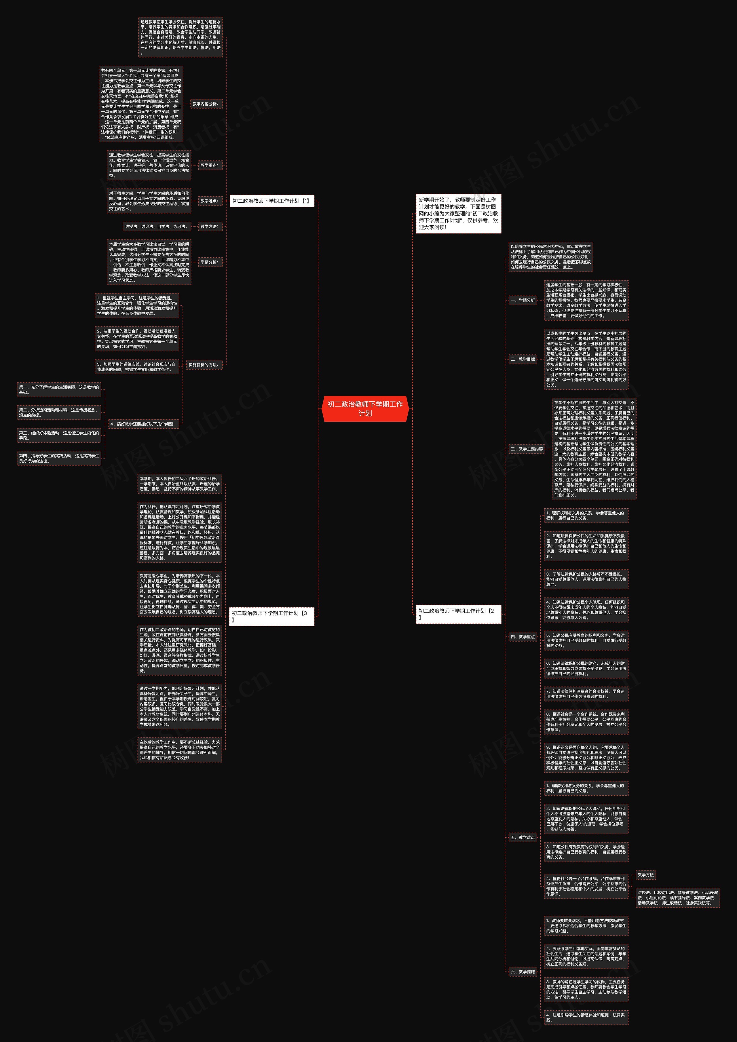 初二政治教师下学期工作计划