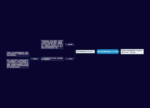 高中体育教研组工作计划