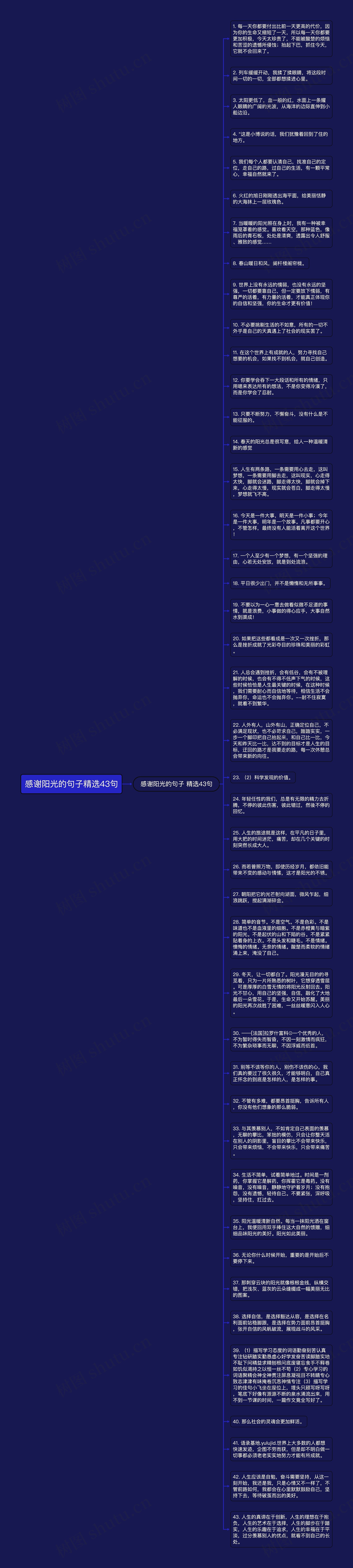 感谢阳光的句子精选43句