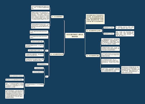IGCSE数学难吗？都包含哪些内容