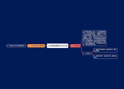 小学体育教师工作计划