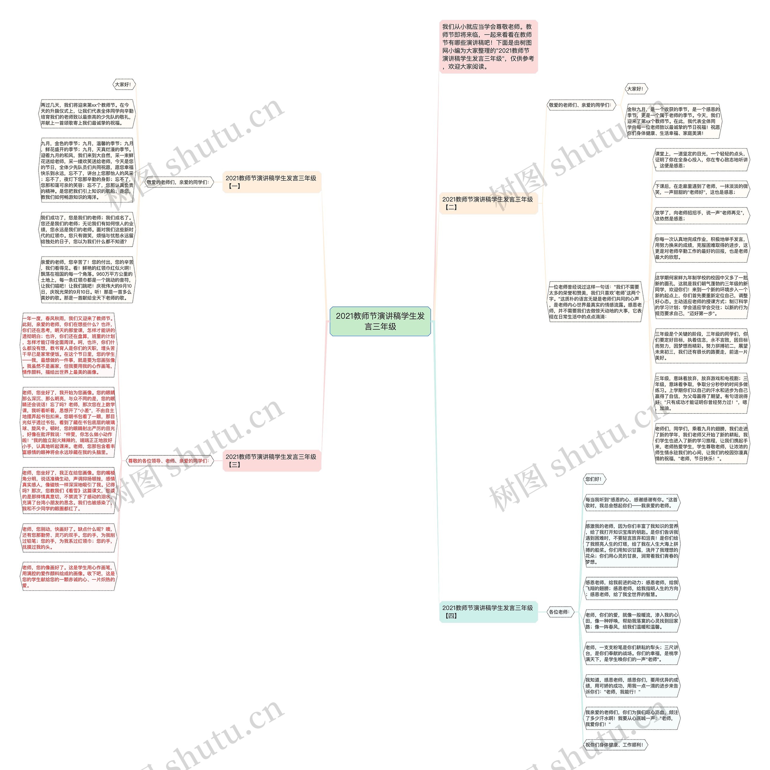 2021教师节演讲稿学生发言三年级