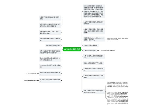 IGCSE历史科目介绍