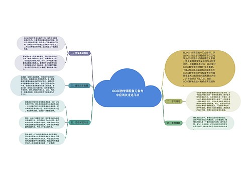 GCSE数学课程复习备考中应该关注这几点