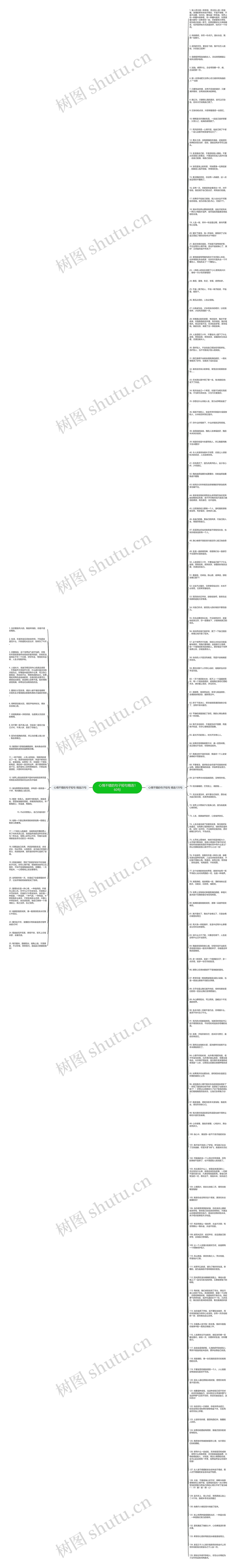 心情不错的句子短句精选160句思维导图