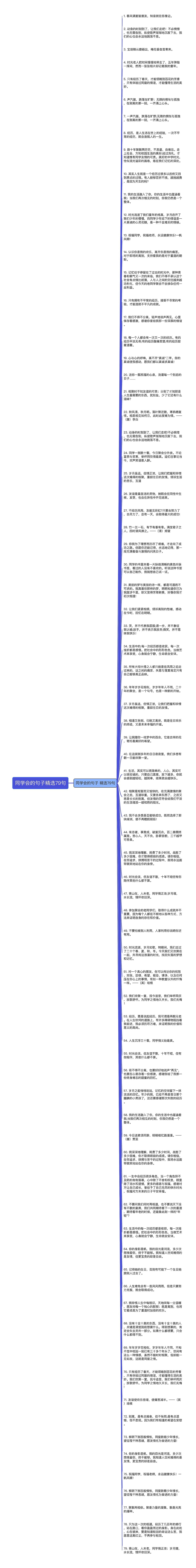 同学会的句子精选79句