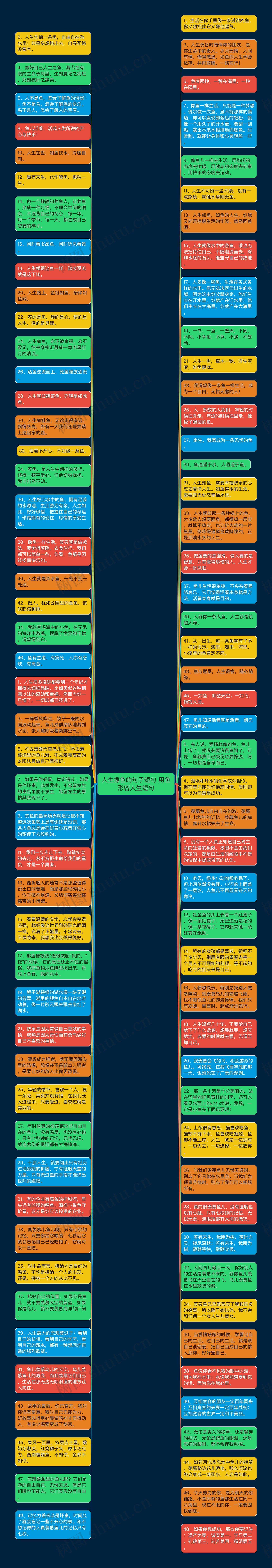 人生像鱼的句子短句 用鱼形容人生短句