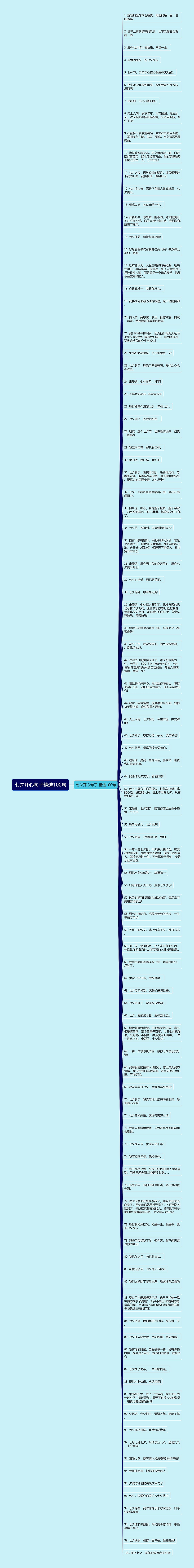 七夕开心句子精选100句