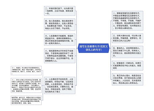 描写生活感悟句子(现实又很扎心的句子)