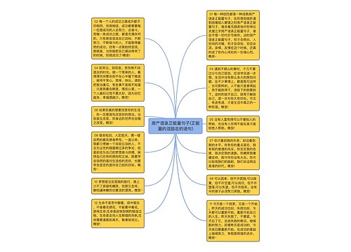 房产语录正能量句子(正能量的话励志的语句)