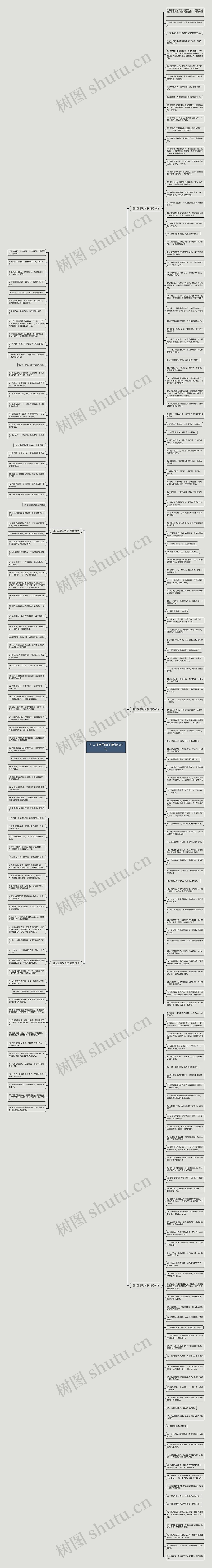 引人注意的句子精选237句思维导图