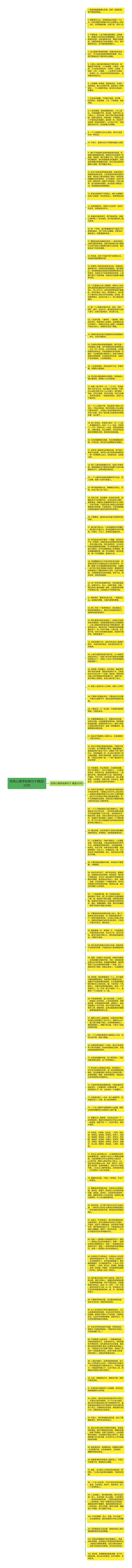 实用心理学经典句子精选103句