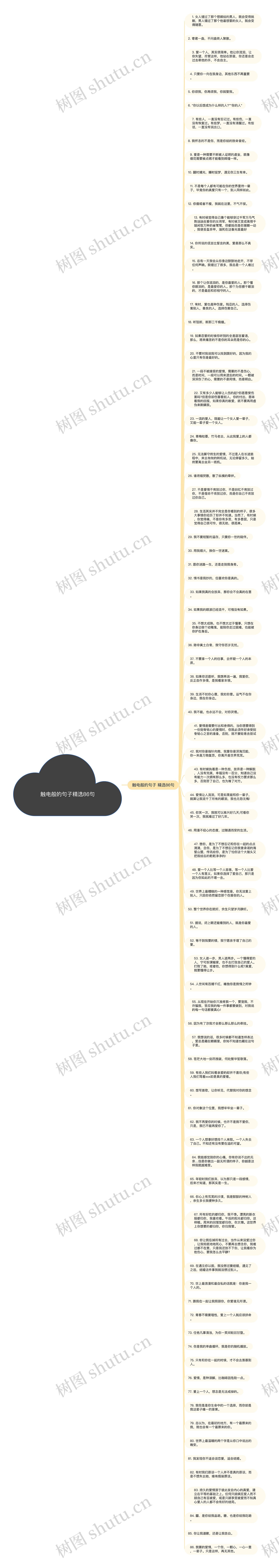 触电般的句子精选86句思维导图