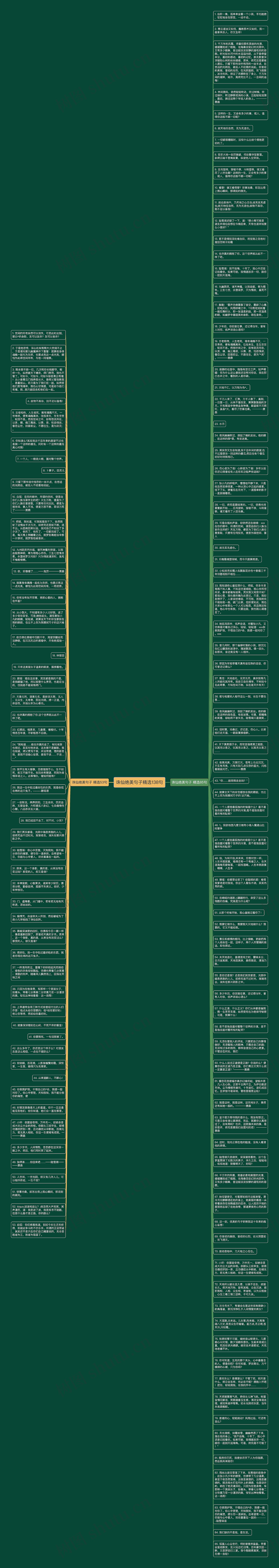 诛仙绝美句子精选138句思维导图