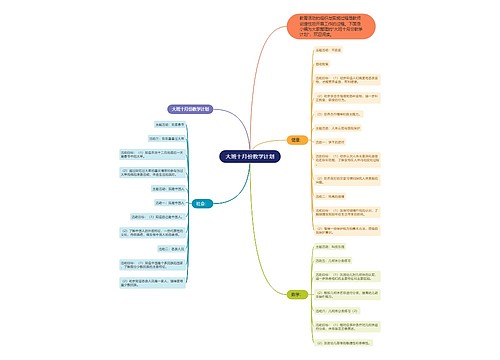 大班十月份教学计划